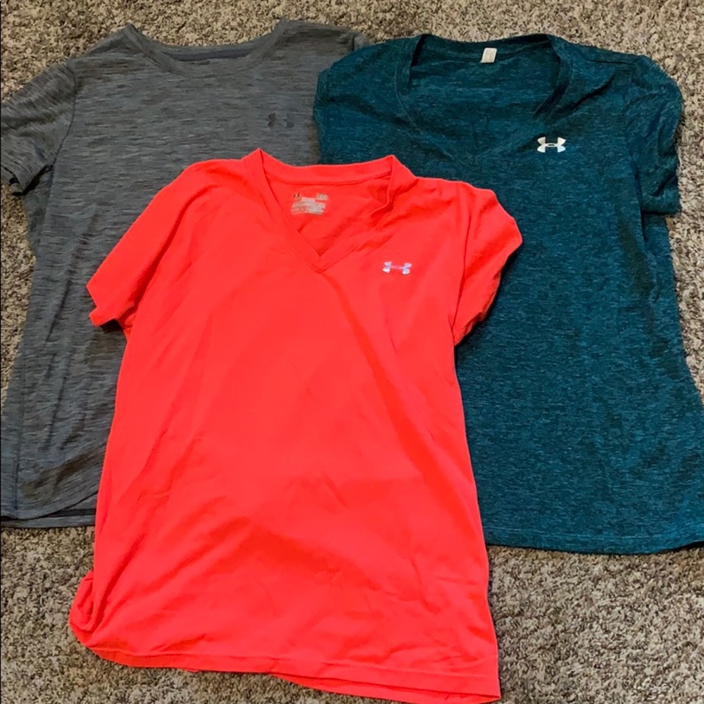 Set of 3 Ladies Under Armour Tee Shirts